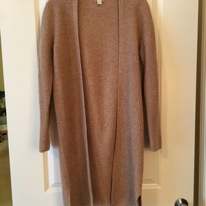 J. Crew Factory open knee length sweater